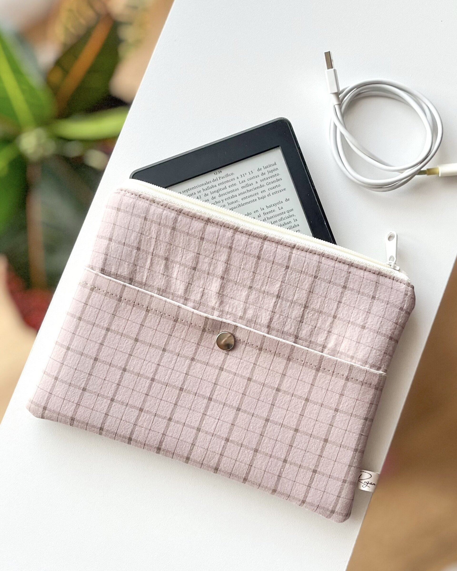 Funda ebook/kindle rosa viejo - 1