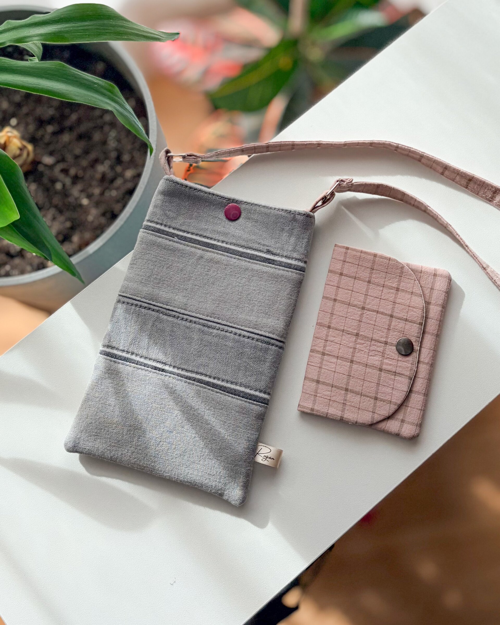 Bolso porta móvil denim - 3